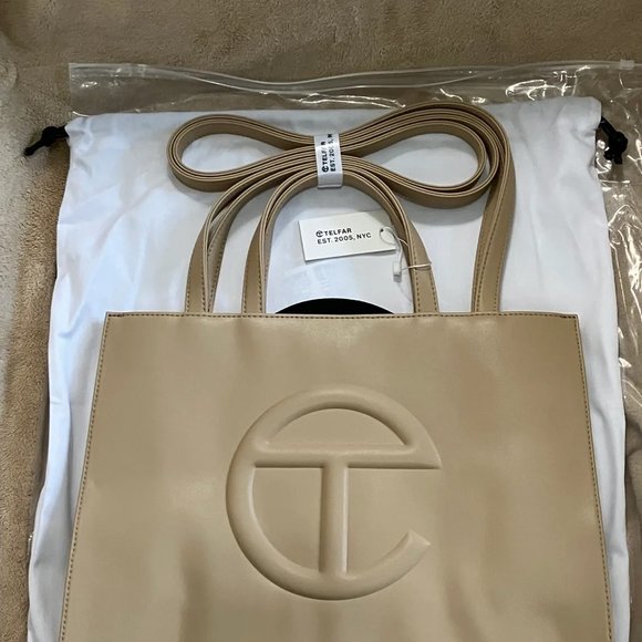Telfar Bags Telfar Medium Cream Shopping Bag Poshmark